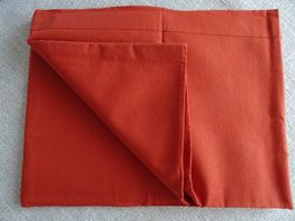 Leintuch 150x240cm, 100%Baumwolle, NEU, rostbraun