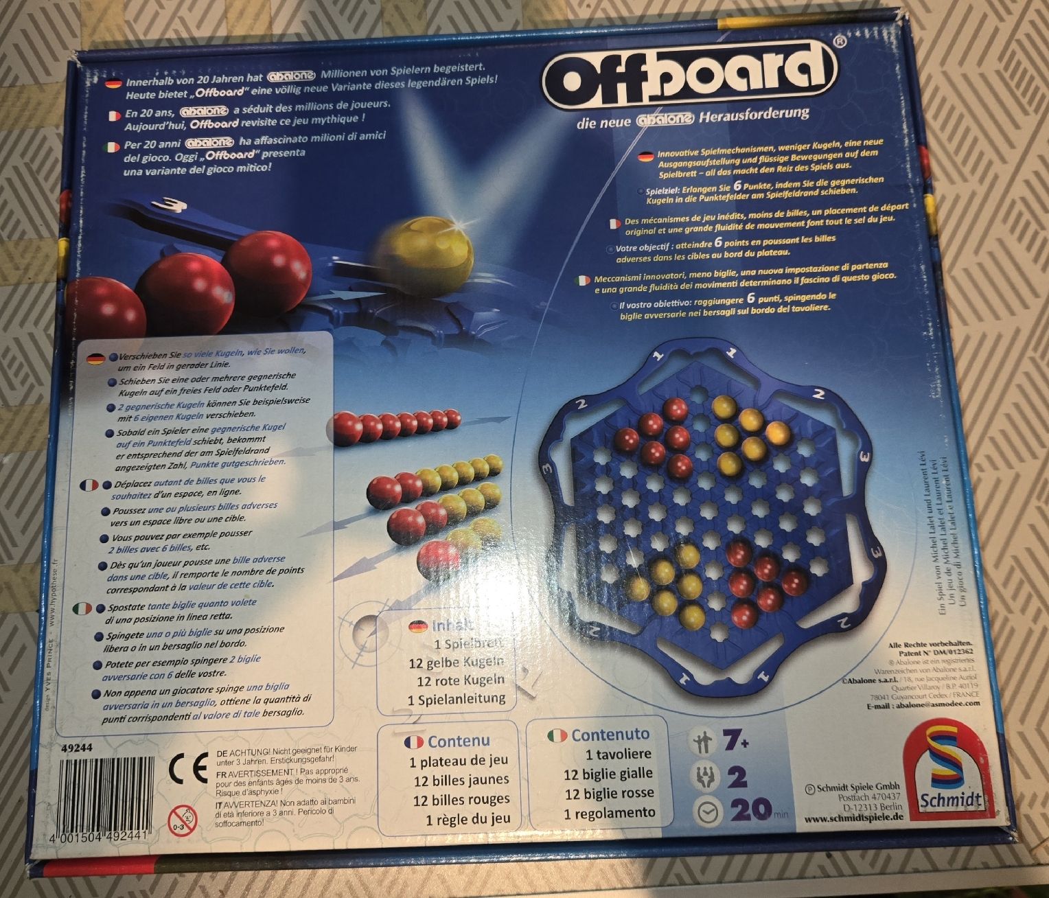 Jeux: jeu de société : Offboard  – D'occasion à Estavayer-le-Lac par Clapsodi 1