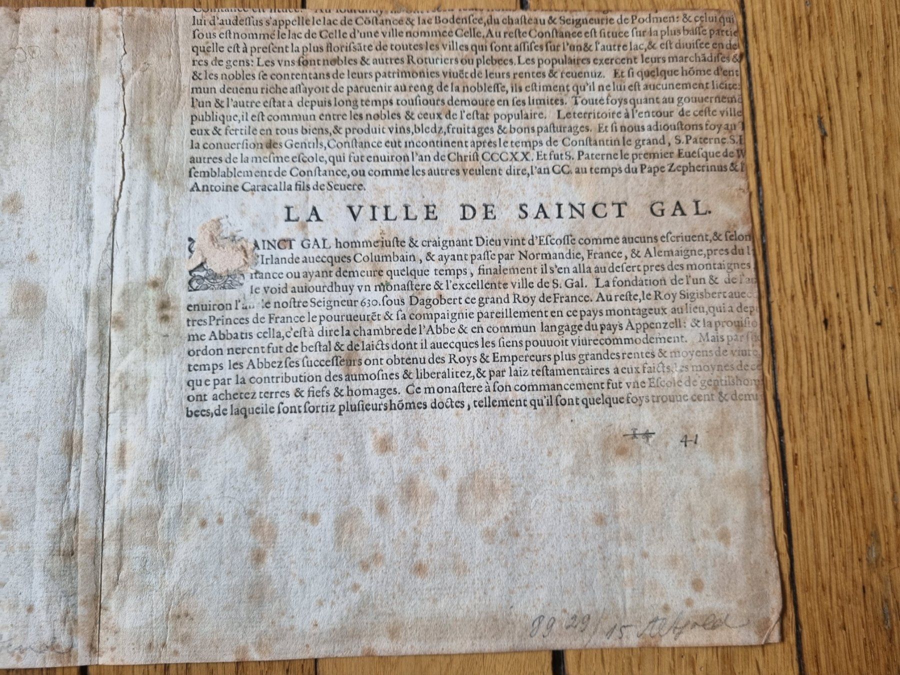 Incisioni: S GALLI  OPP et Monasterium   St. Gallen – Usato da Schaffhausen venduto da Leveron13 7
