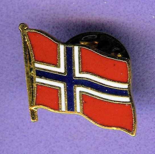 Placchette & Badge: Länder Fahne   NORWEGEN – Usato da Winterthur venduto da Sammleroase