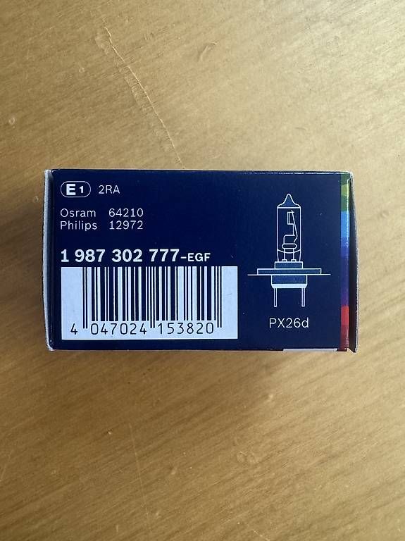 Fari: BOSCH Auto Abblendlicht H7 12V 55W – Usato da Schafisheim venduto da Sp.3.5 1