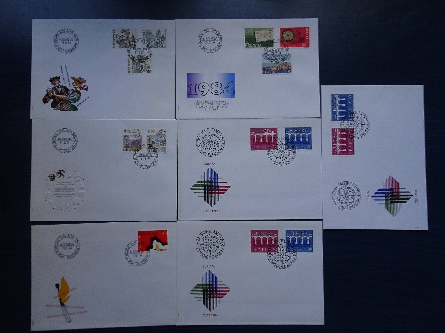 Alle Briefmarken: FDC 1984 – Neu (gemäss Beschreibung) aus Aadorf von Chnorli-Furz