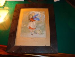 Farblithographie, 19. Jahrh., "Herbst"