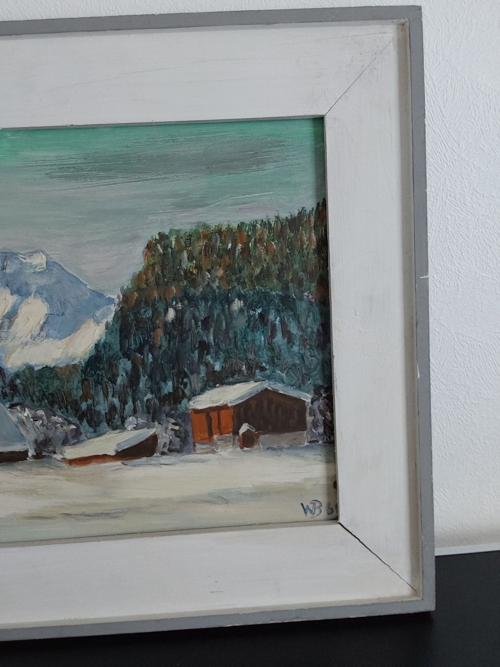 Gemälde: Biefer Willy Oelbild. Mit Rahmen 44x64cm. – Gebraucht aus Steinach von Chilli1957 1