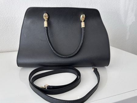 Elegante Handtasche / Schultertasche, schwarz, neuwertig!