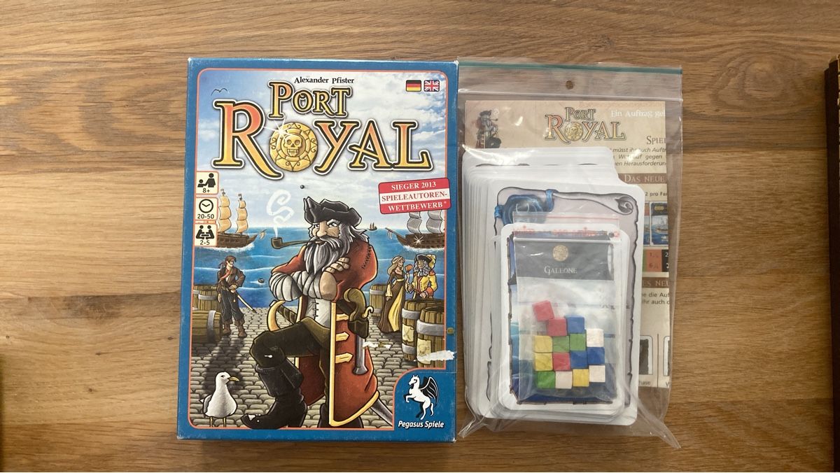 Pegasus Spiele Giochi: Port Royal Brettspiel mit Erweiterung – Usato da Bern venduto da Coolwindow