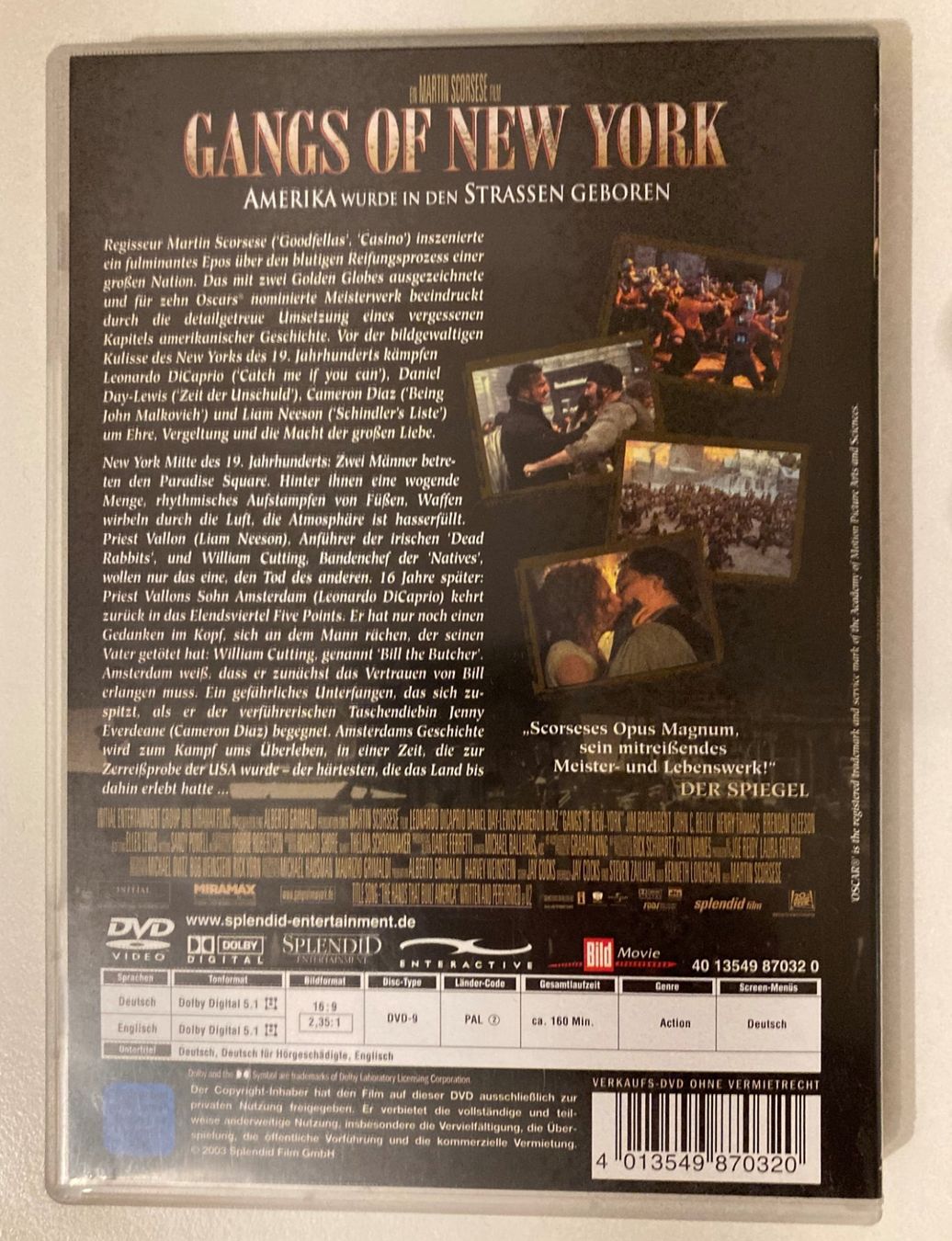 Alle DVDs: DVD | GANGS OF NEW YORK – Gebraucht aus Basel von Nofretete39 1