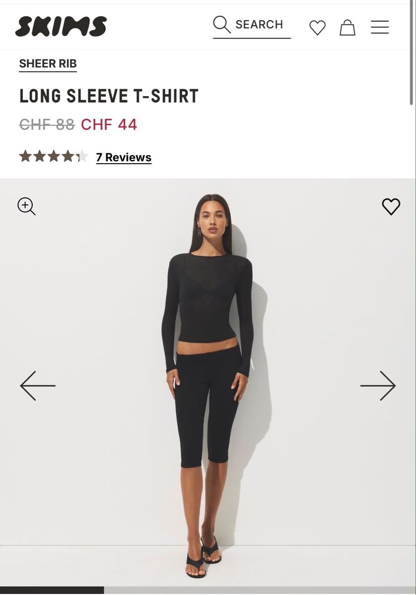Skims T-Shirts: Skims Longsleve T-Shirt – Neu und originalverpackt aus Hochfelden von mat_m29w 2