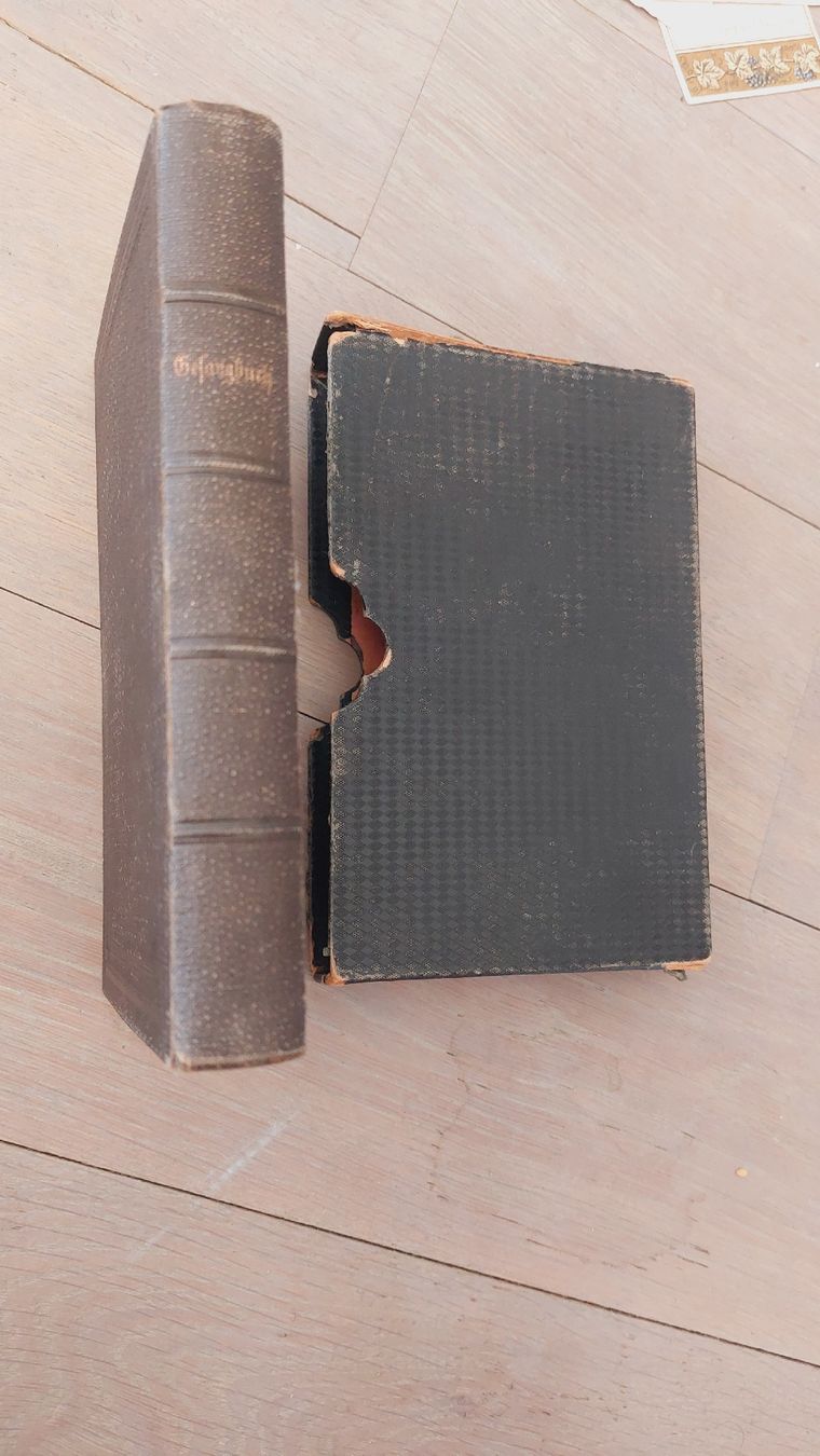 Bücher: Gesangbuch evang. ref. Kirche d.deutschen Schweiz,1890,antik – Gebraucht aus Sutz von Lachsforelle 2