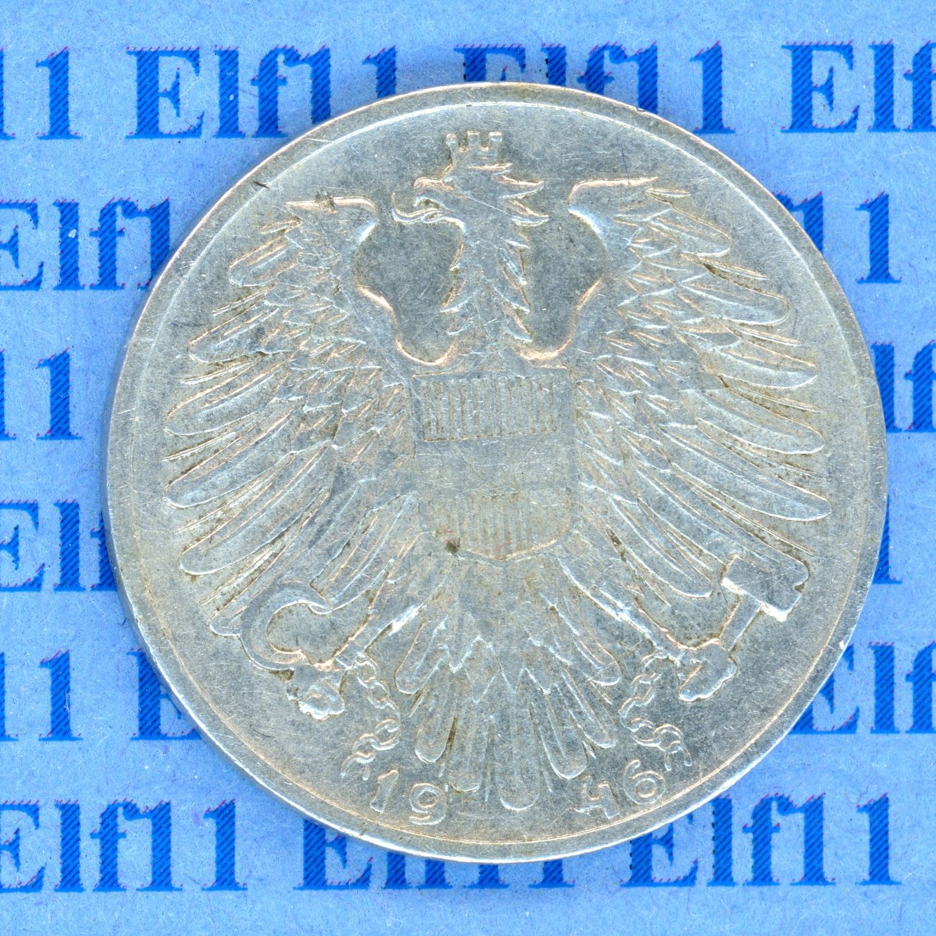 Tutti le monete: ATS___1.00 1946 -vz 1 Schilling – Usato da Widnau venduto da Elf11