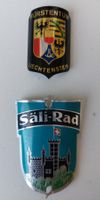 Steuerkopfschild Emblem Säli Rad und Liechtenstein Velo Mofa