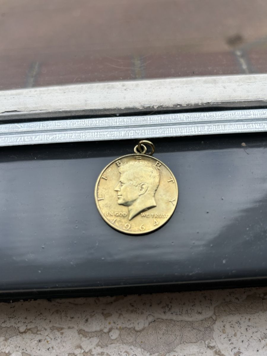Tutti le monete: Vergoldeter 1/2 Dollar Kennedy 1964 – Usato da Bad Ragaz venduto da FDamen