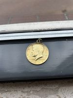 Vergoldeter 1/2 Dollar Kennedy 1964
