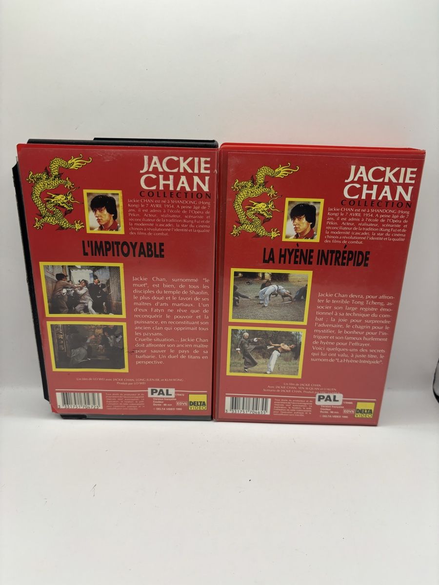 Tutti i VHS: 2 VHS Jackie Chan Collection Intrépide & Impitoyable – Usato da Genève venduto da sho_67qj 2