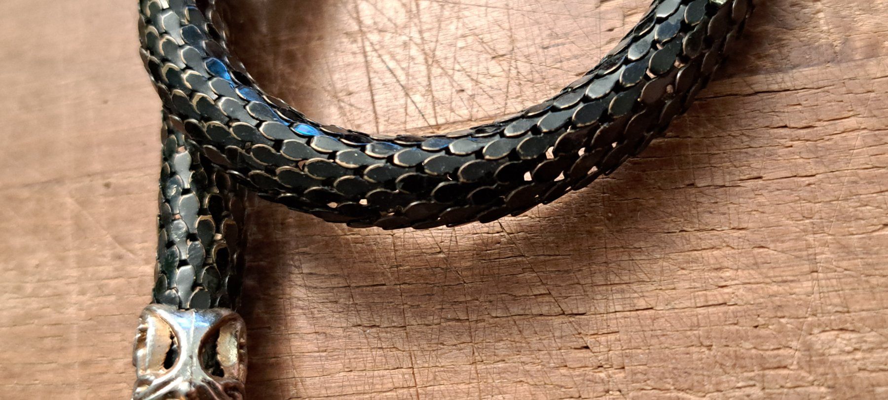 Bracciali & Braccialetti: Armreif Schlange schwarz silberf. – Difettoso da Ettingen venduto da Maranathatalitha 3