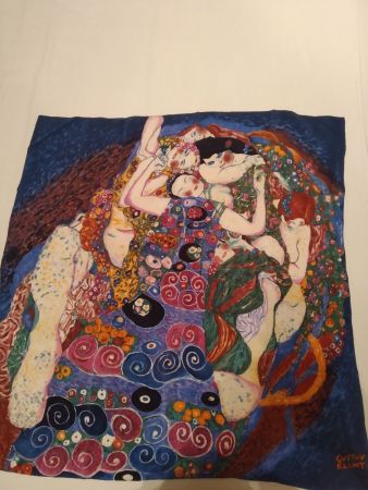 Seidenfoulard Gustav Klimt Jungfrauen