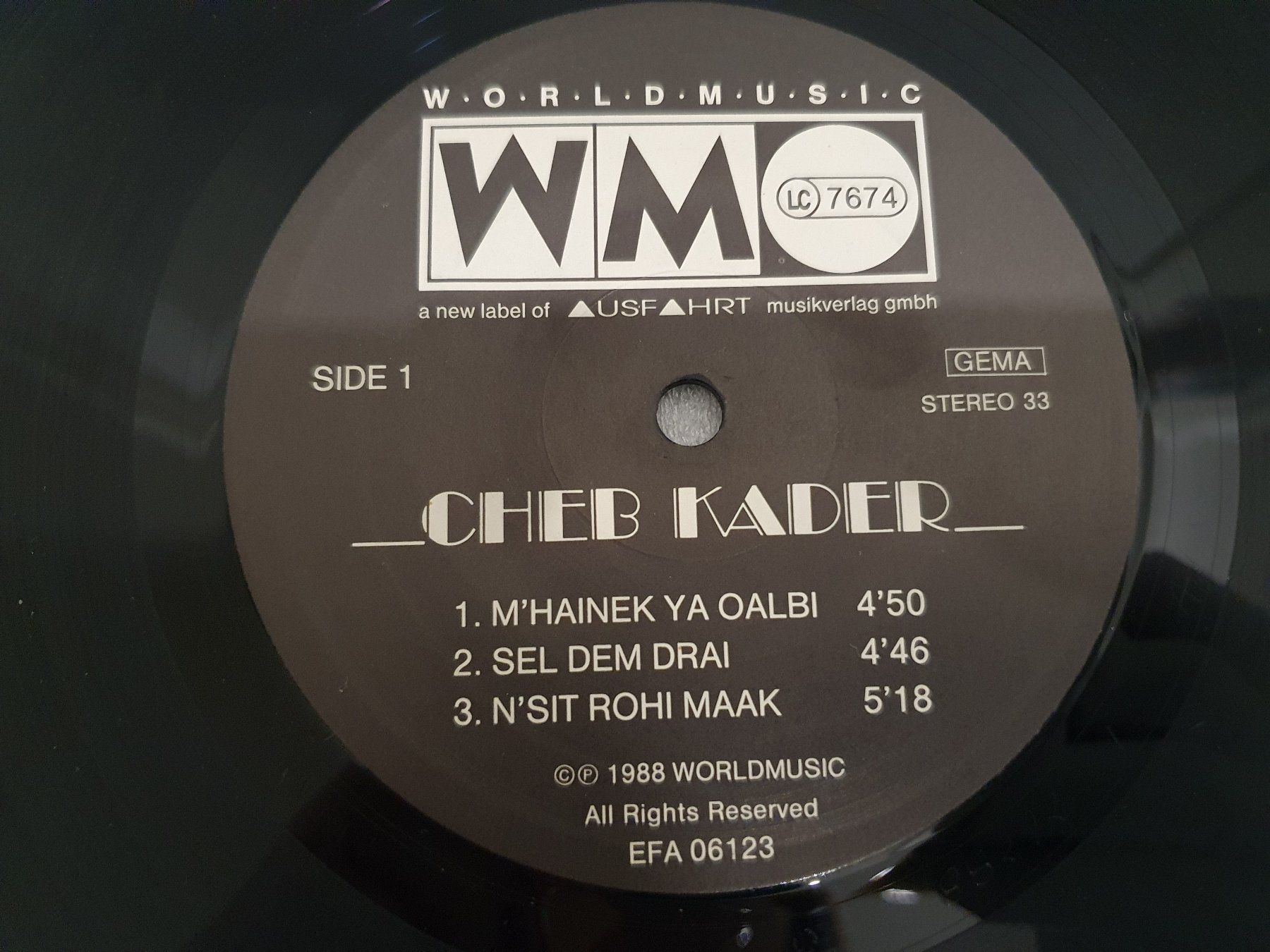 Vinyles: Cheb Kader - Cheb Kader (LP, Folk) – D'occasion à Uster par Vinyl-Leidenschaft 3