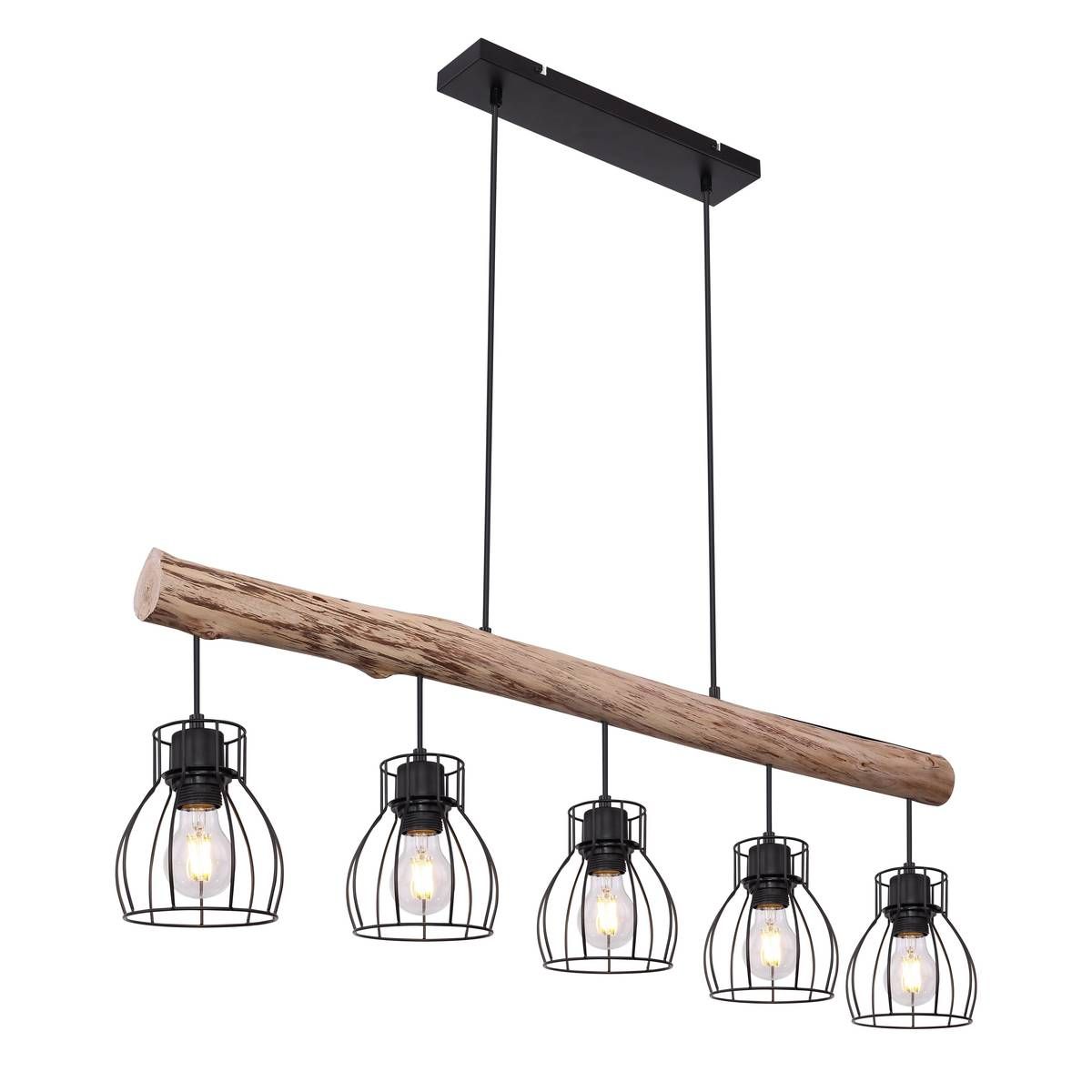Lustres & lampes de plafonds: Pendelleuchte, Holz, 104 cm x 14 cm – Neuf (Voir description) à Kreuzlingen par Smart-Light
