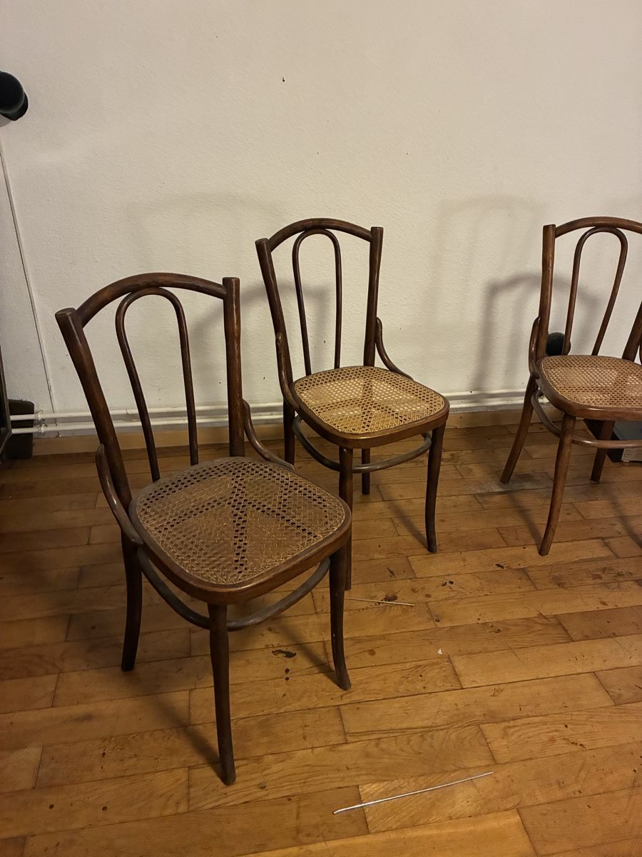Sedie: 4 chaises J.F. Zwahlen bois – Usato da Chamblon venduto da BrocanteDeLaColline 1