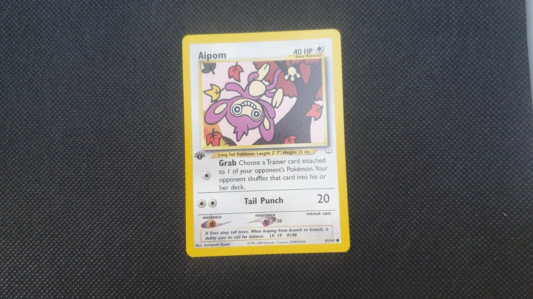 Pokémon Carte collezionabili: Aipom 1st Edition Neo Revalation | NM-MINT | POKEMON – Usato da Zürich venduto da SwissCollectibles