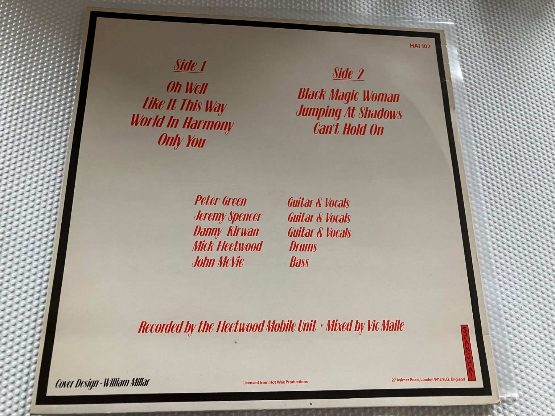 Dischi in vinile: Fleetwood Mac – Usato da Aarwangen venduto da Jukebox3 2