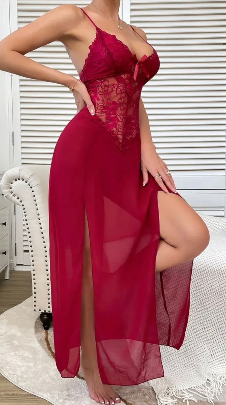Negligees & Pigiami: trasparente abito da notte di tulle con pizzo – Nuovo (secondo la descrizione) da Gordevio venduto da LanaZimm 6