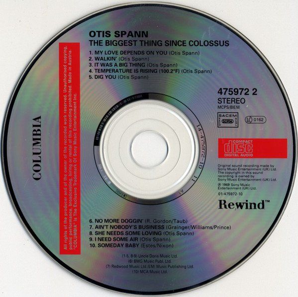 CDs: CD - OTIS SPANN The Biggest Thing Since Colossus – Neu (gemäss Beschreibung) aus Morges von evnocha3 2