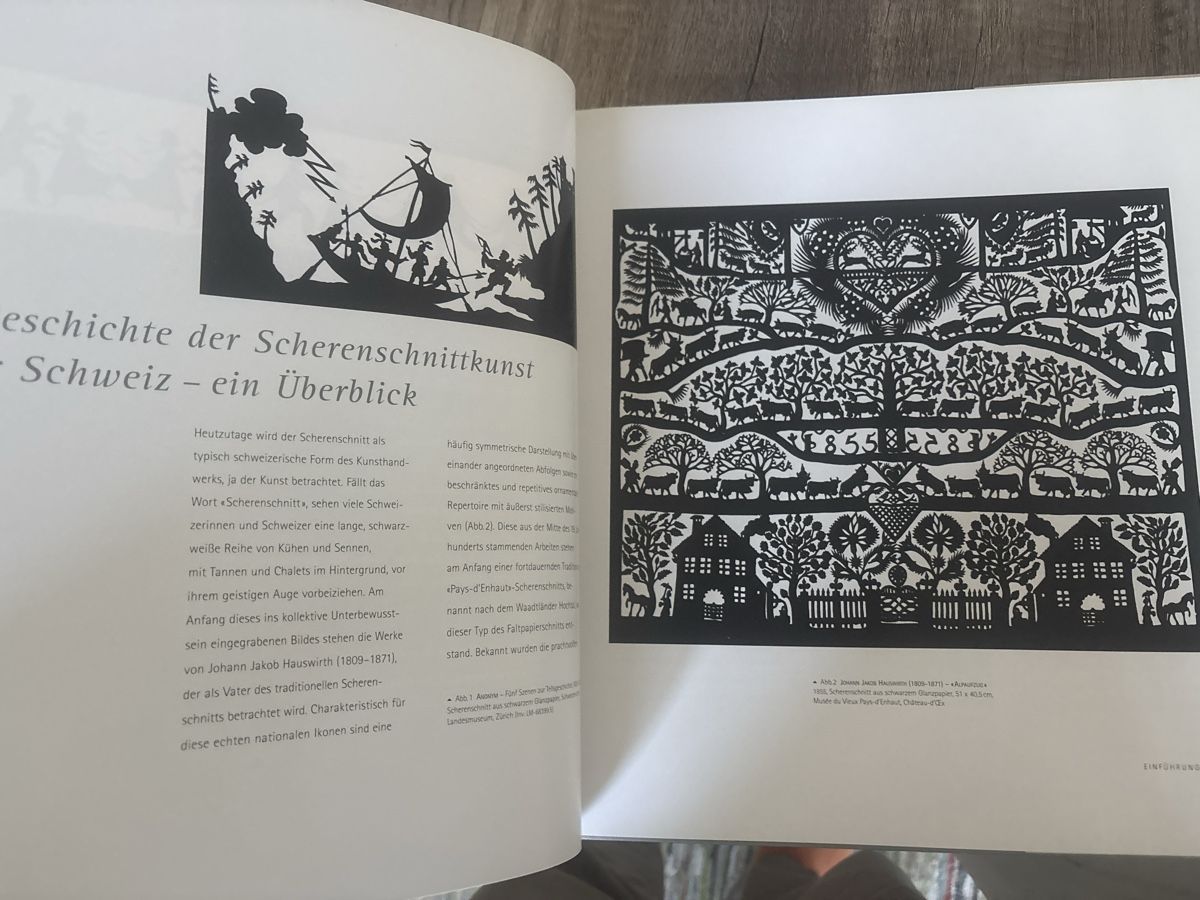 Livres: Schweizer Scherenschnitte Buch von Tradition zur Moderne – D'occasion à Schaffhausen par Reporter 3