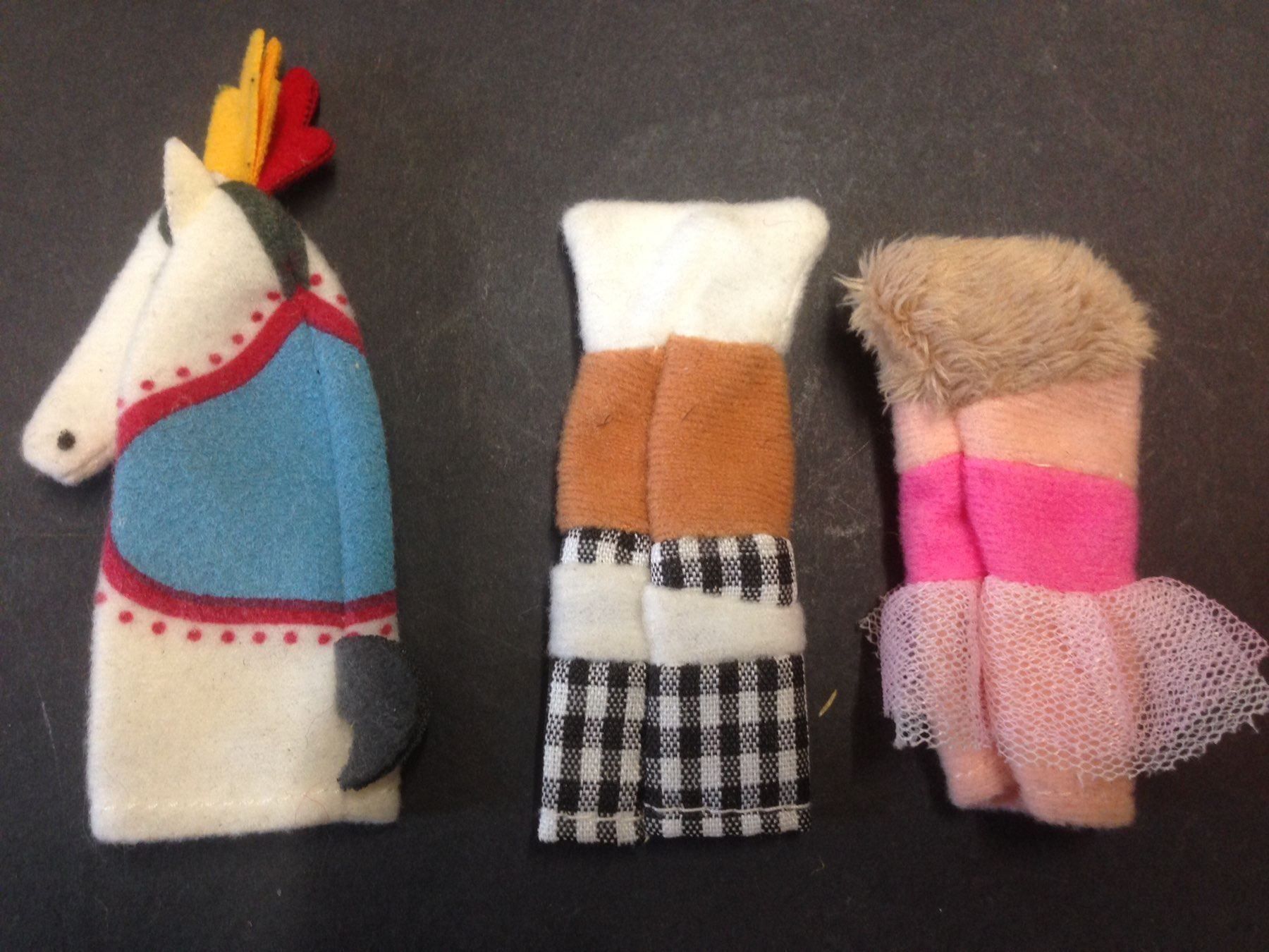 Giocattoli: 7 Vintage Finger Puppen – Usato da Schaffhausen venduto da vintageville 6
