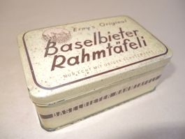Blechdose Blechbüchse Baselbieter Rahmtäfeli Erny's  Vintage