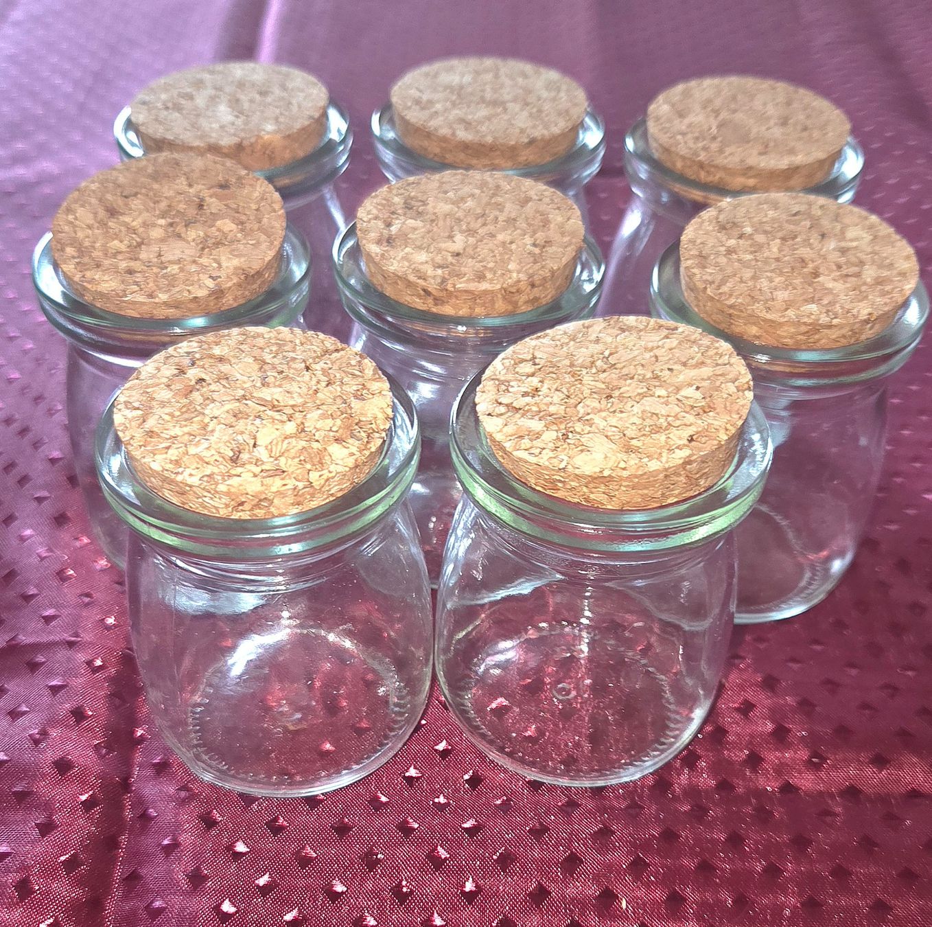 Bicchieri: 8 Stk. Gläschen 1dl mit Korkdeckel – Nuovo e nell'imballaggio originale da Obergösgen venduto da Netto_Tante