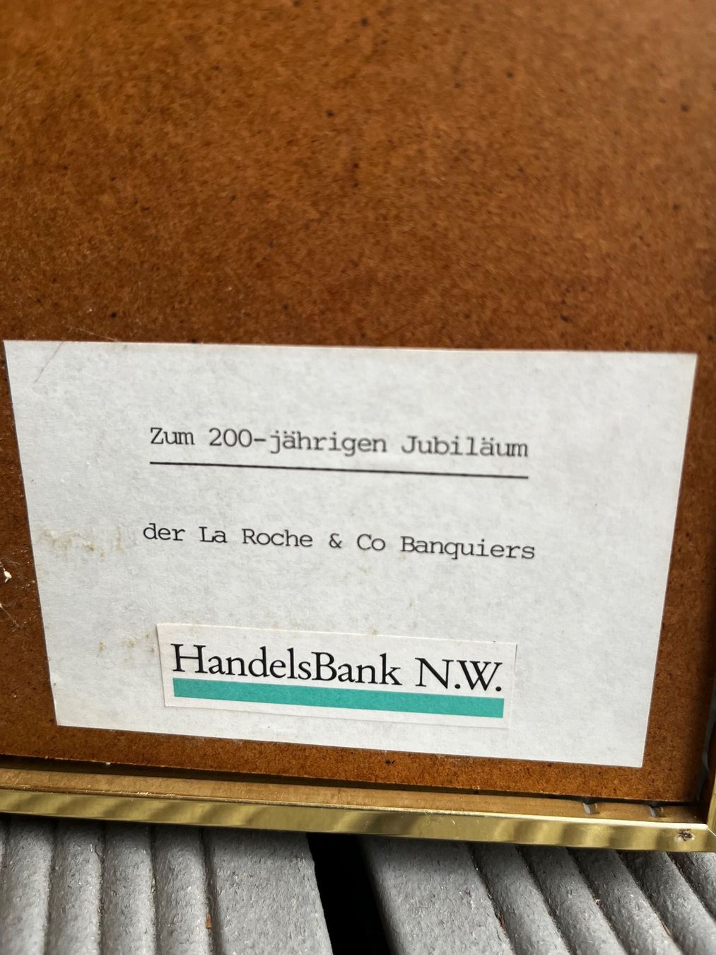 Grafiken & Lithographien: Farblithografie von E. Reinhard – Gebraucht aus Muttenz von gH5613 4