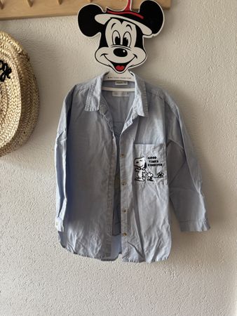 Jeanshemd Denimhemd Zara Peanuts Snoopy Gr 134
