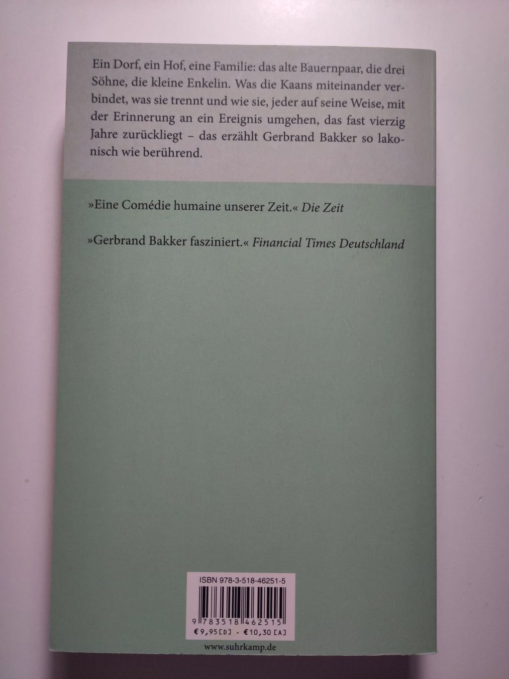 Libri: Tage im Juni - Gerbrand Bakker – Usato da Bülach venduto da Tiefschlaflos 1