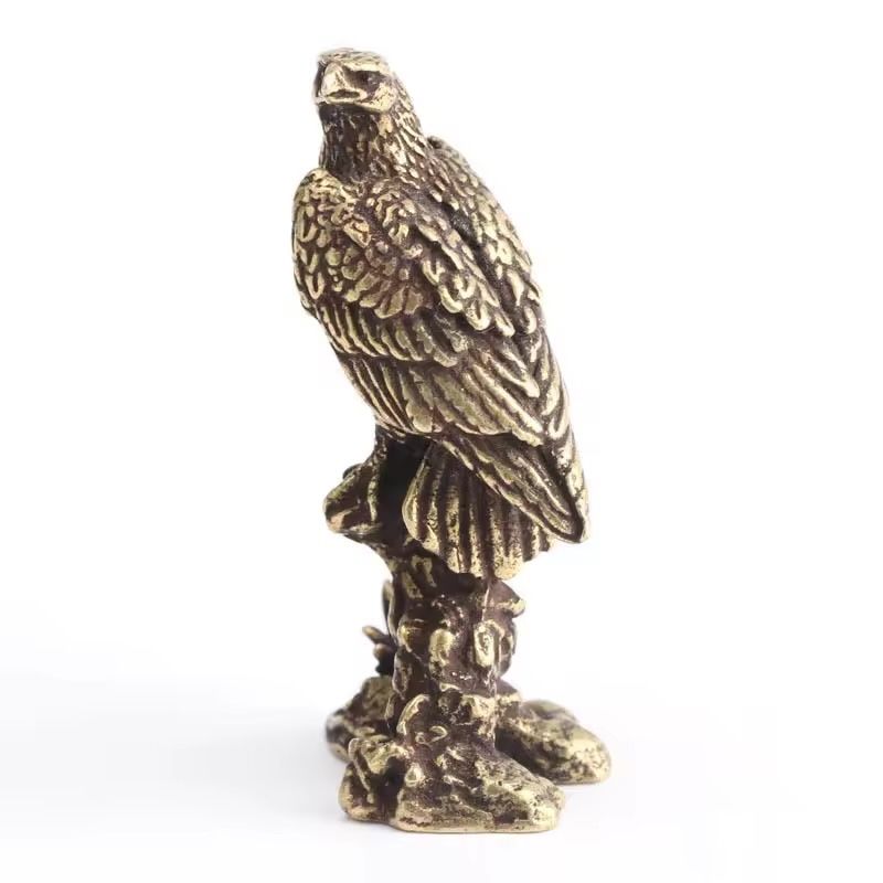 Statuette: Adler Figur Kupfer klein & neu – Nuovo e nell'imballaggio originale da Zürich venduto da Gamecards