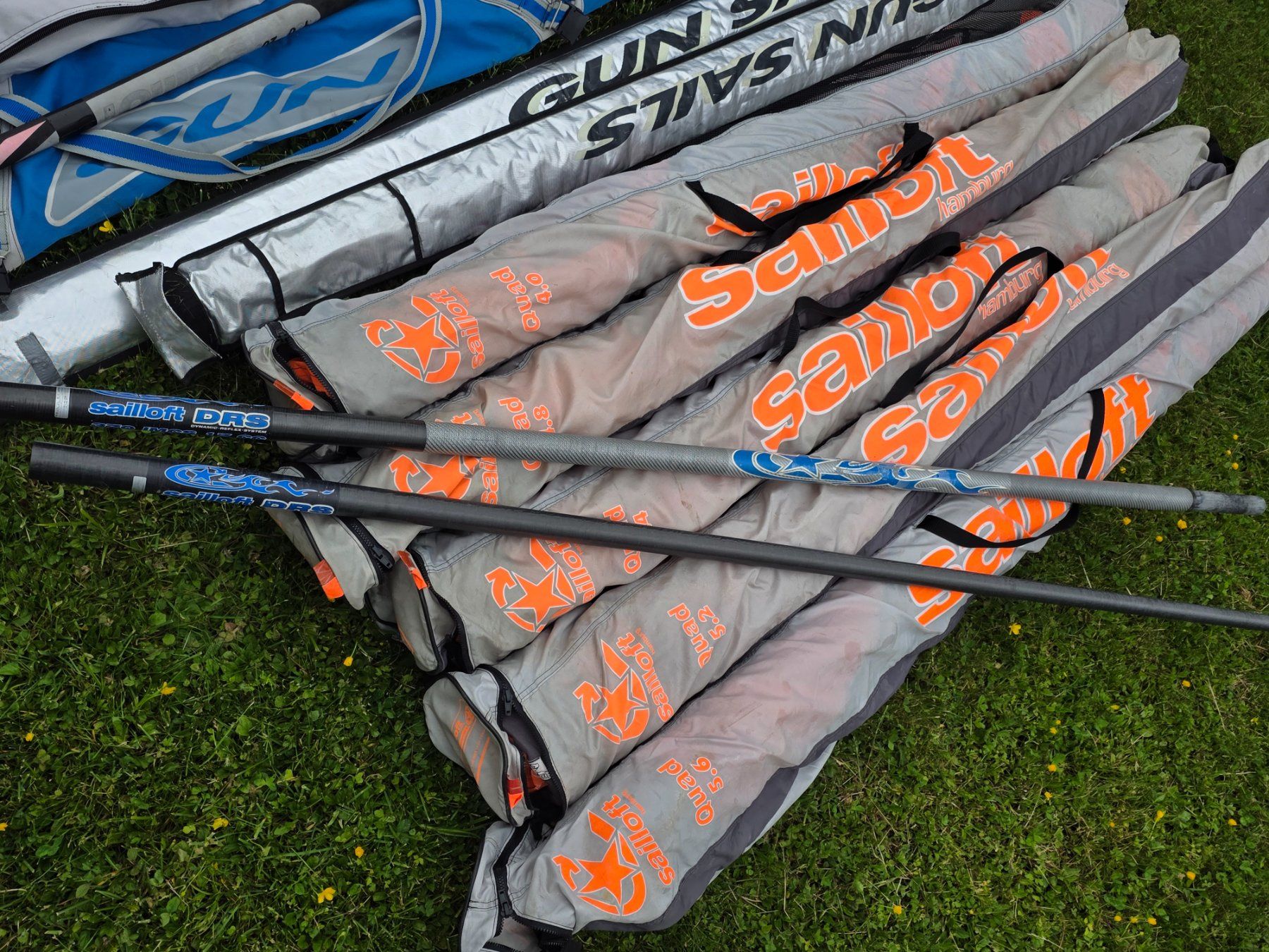 Tavole da surf e di nuoto: Top Windsurf freestyleset Fanatic Skate101 sailoft4.0-5.6 – Usato da Unterterzen venduto da Twandy4 8