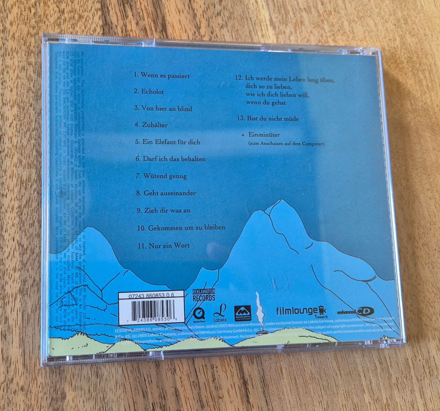 CD: Wir sind Helden Von Hier An Blind CD – Usato da Lumbrein venduto da gianandris 2