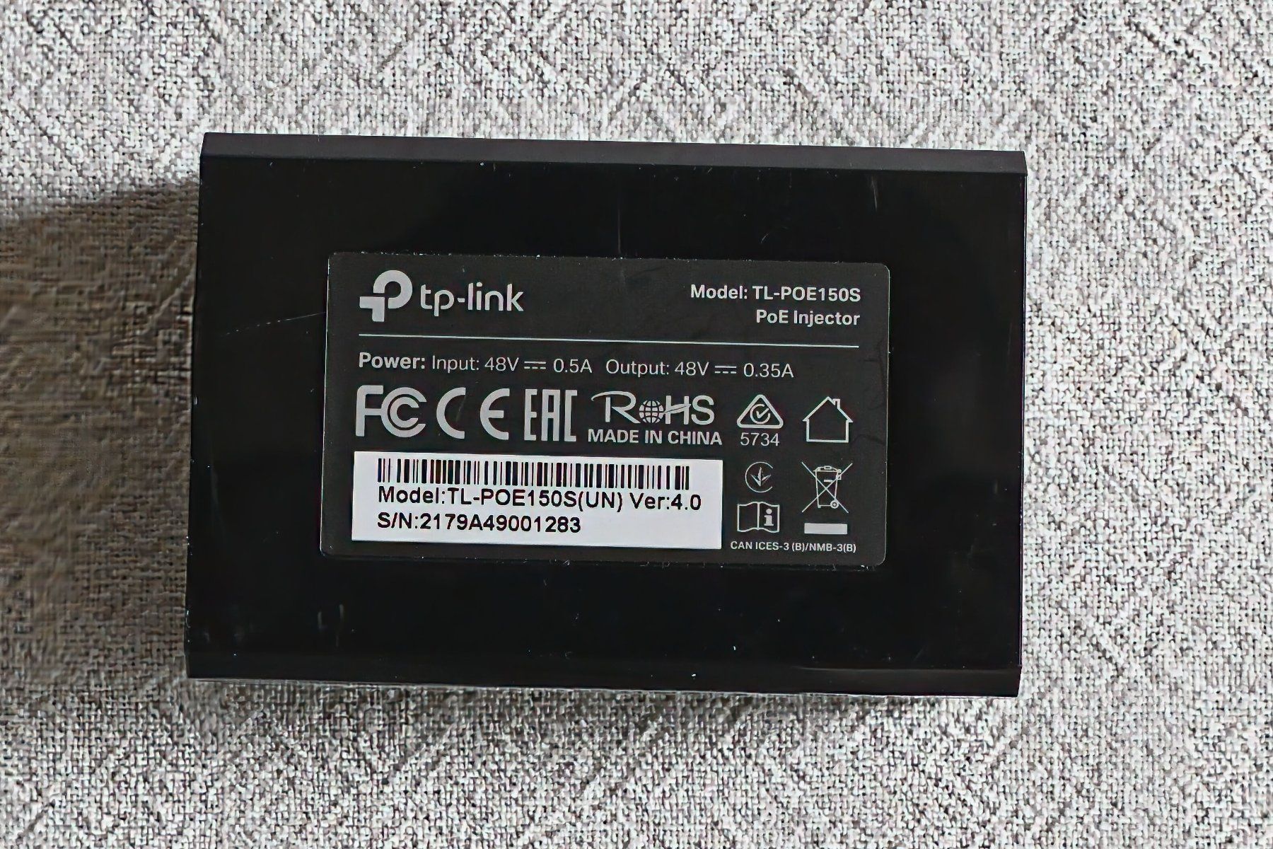 TP-Link Unità & Adattatore: TP-Link TL-POE150S PoE-Adapter – Usato da Küsnacht ZH venduto da guggi24 1