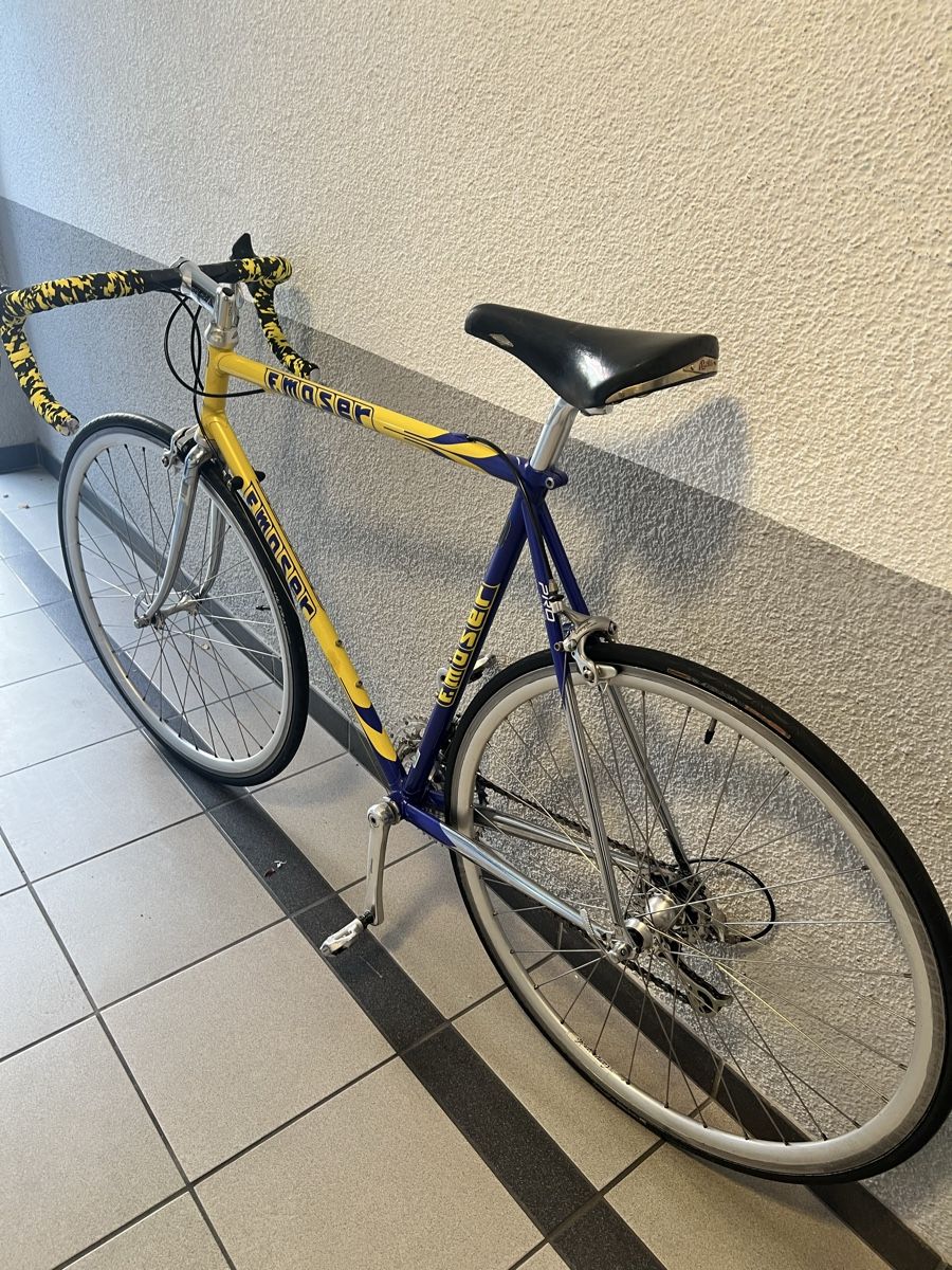 Velos: F. Moser Rennrad Velo, gelb-blau  – Gebraucht aus Kleindöttingen von NextOne 6