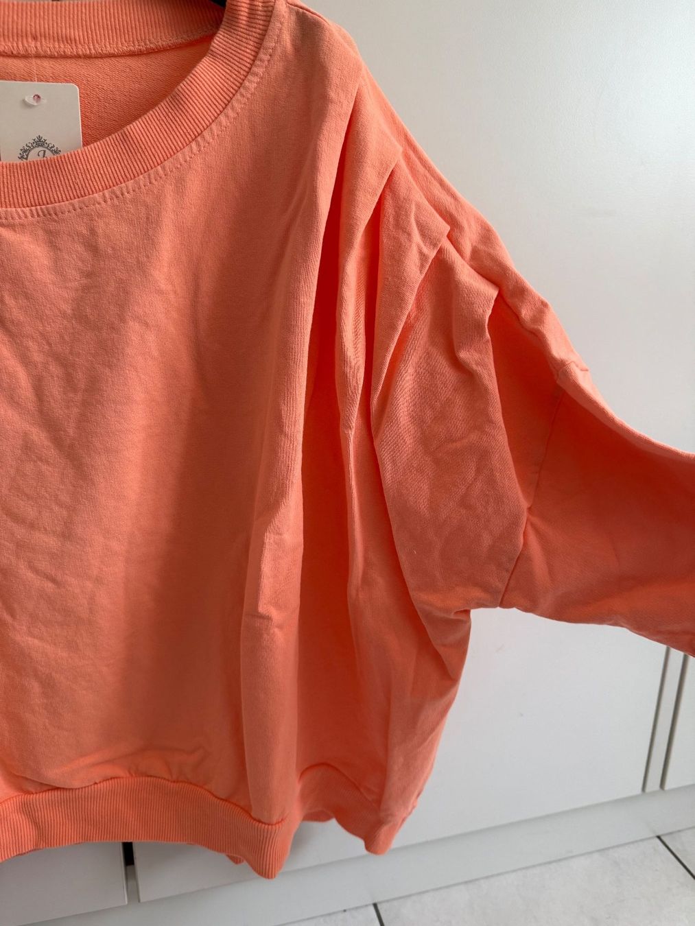 Maglioni & Felpe: Oversize Sweater Pulli helles Orange - Gr. 36/38/40 – Difettoso da Eschenbach SG venduto da Peachick 1