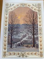 Original Kunstblatt „Bern im Winter“ (Untertorbrücke)