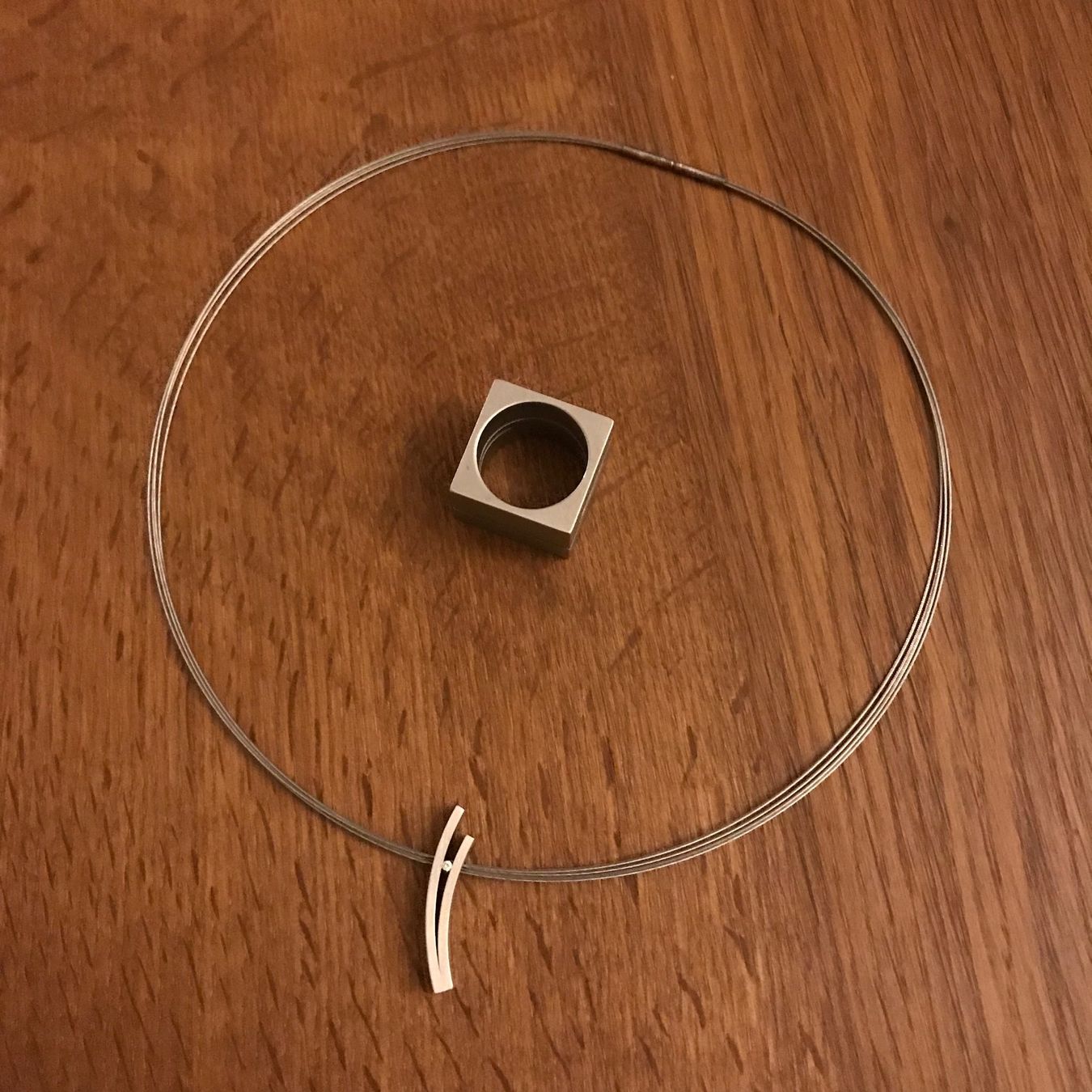 Altri gioielli: Schmuckset Kette mit Ring – Nuovo (secondo la descrizione) da Bern venduto da kaefer555 1