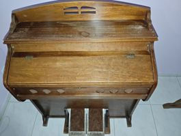 Antike Harmonium Orgel A. Hörgel Leipzig, Rarität!
