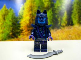 Lego Ninjago Minifigur Wolfsmasken-Krieger mit Säbel   NEU