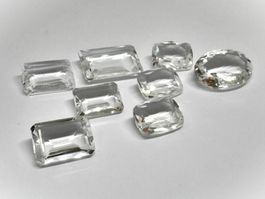 Lot 100.50 ct - 8x Quartz clairs - Valeur 400.- Fr