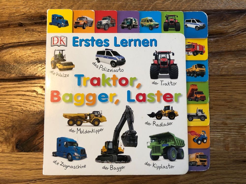Mein Erstes Fahrzeug-Buch: Über 100 Fotos Von Baggern & Lastern Für Kinder Ab 1 Jahr