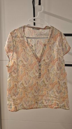 NILE Damen Bluse Paisley Muster Gr.L