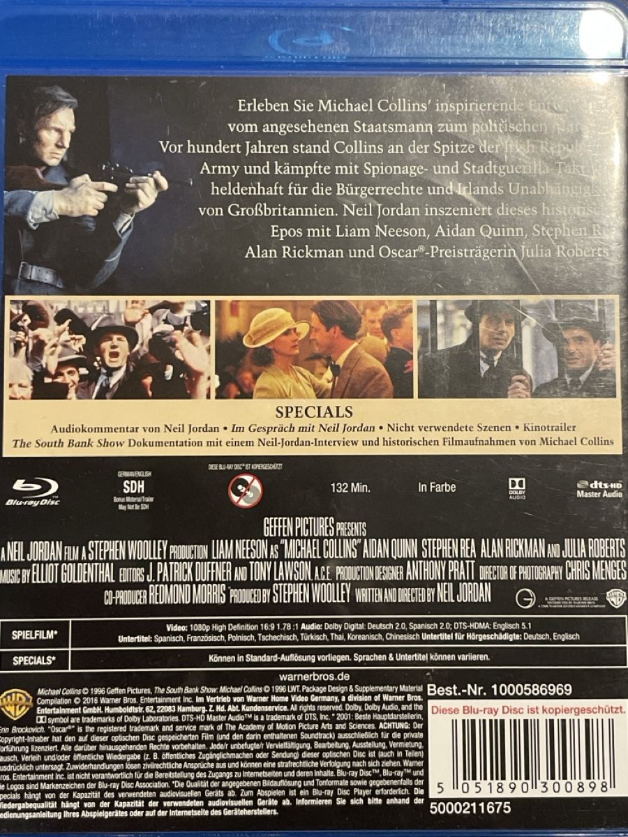 Tutti i DVDs: Michael Collins (1996)  selten – Nuovo (secondo la descrizione) da Waldenburg venduto da Gonzo8 1