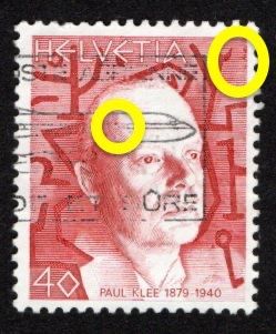 Tutti i francobolli: 76cCH 1979 Ritratti P.KLEE/ dif. – Usato da BREGANZONA venduto da adelio8