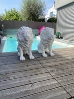 1 Skulptur Löwe Neu